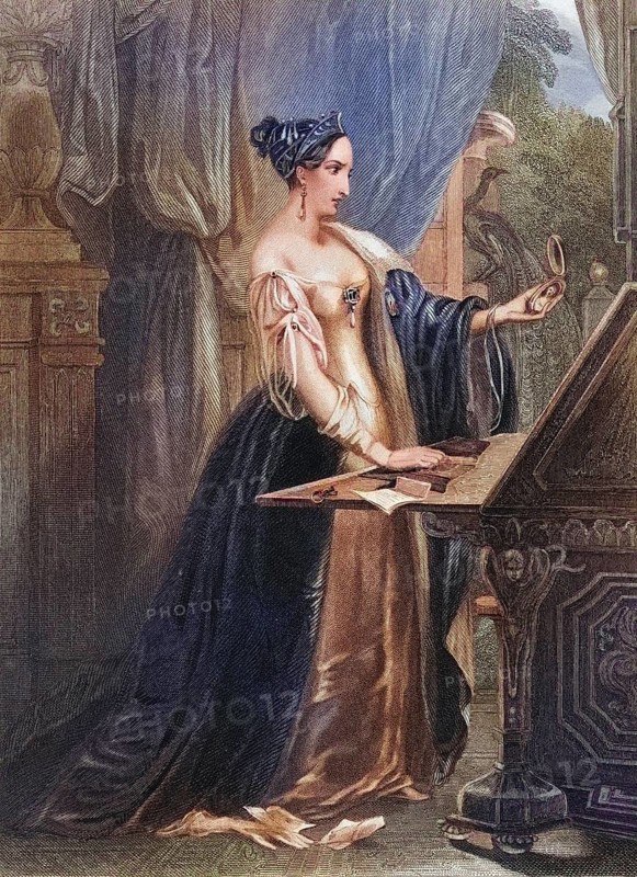 Love and Pride, engraved by H. Cook after W. Perring, Historic, digitally restored reproduction from a 19th century original, Record date not stated