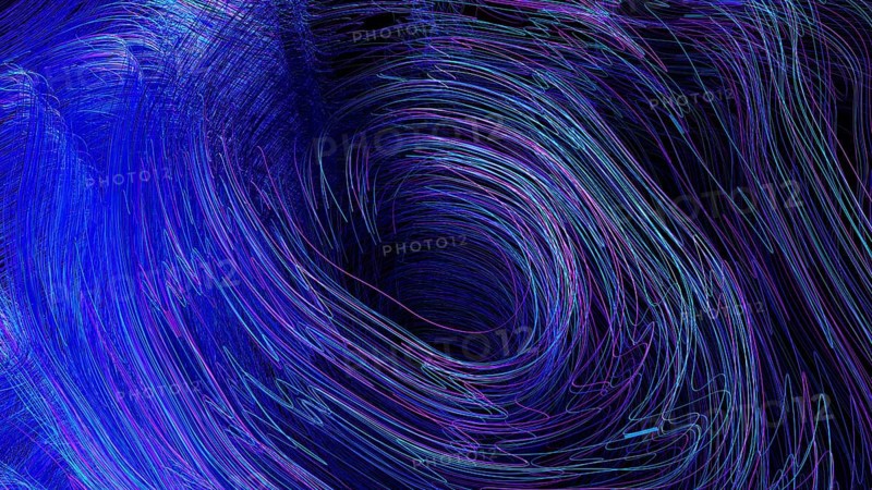 Swirling lines in varied colors create a stimulating abstract background reflecting modern technology concepts and innovation