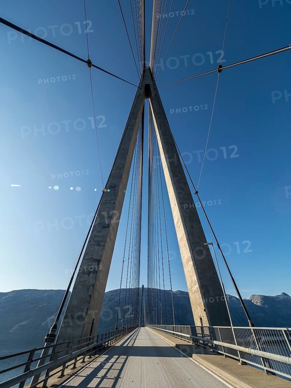 Helgeland bridge, connecting Sandnessjøen with the norwegian mainland, Norway
