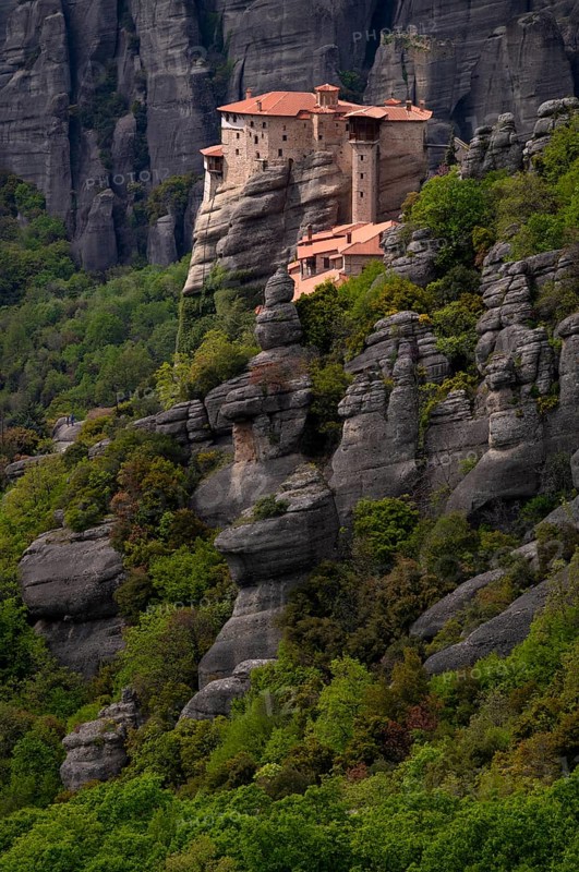 Monastery of Rousanou, Metéora Monasteries, Kalambaka, Trikala, Thessaly, Greece