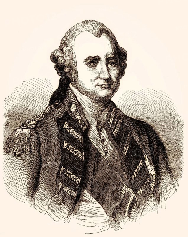 Major-General Robert Clive, 1st Baron Clive or Clive of India, 1725-1774, British officer, From British Battles on Land and Sea, by James Grant