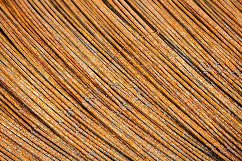 Roll of rusty wire
