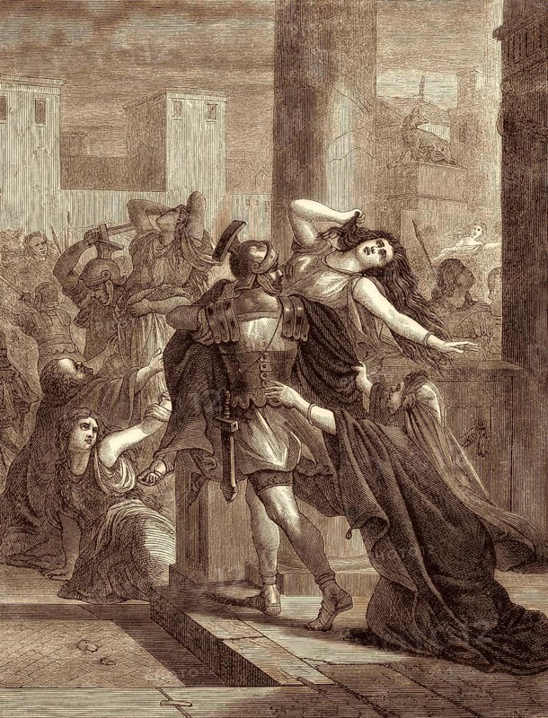 The Rape of the Sabine Women, Roman mythology
