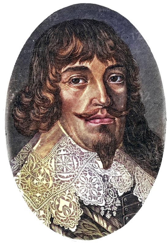 Bernhard, Duke of Weimar (1604-1639), Fought in the Thirty Years' War (1618-1648) for the Protestant cause under the banner of Gustavus Adolphus, Historical, digitally restored reproduction from a 19th century original, Record date not stated
