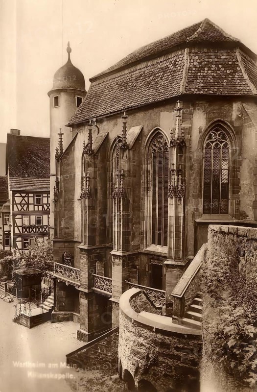 Historical postcard, picture postcard, Wertheim, Baden-Württemberg, Germany, digitally enhanced reproduction of an original from around 1900, picture postcard