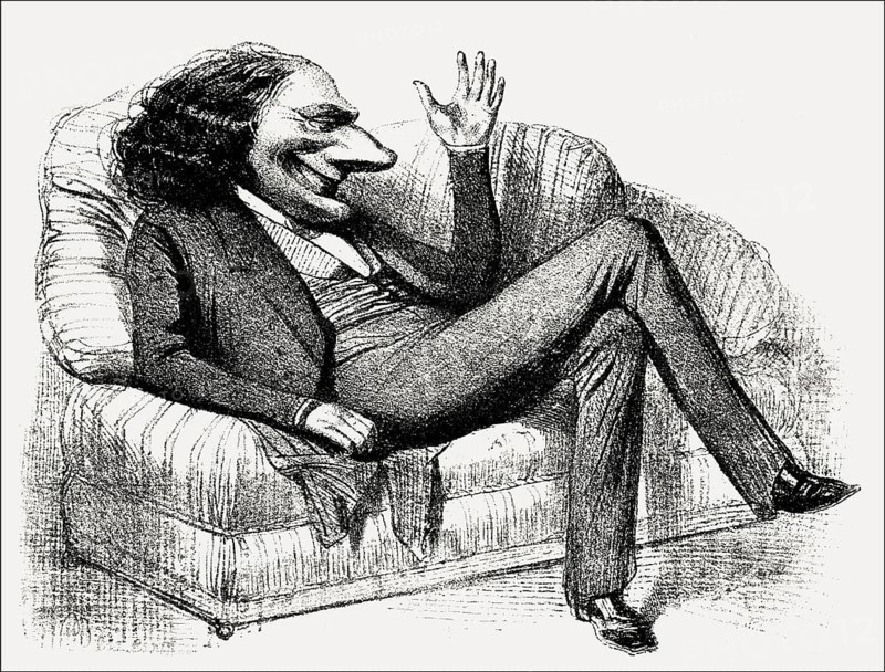 Charles Philipon, 1800 – 1861, French lithographer, caricaturist and journalist