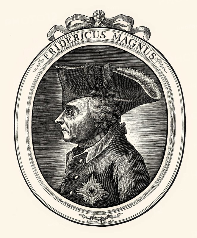 Frederick II or Frederick the Great or Alter Fritz, 1712, 1786, by Johann Georg Unger, 18th century, digitally restored