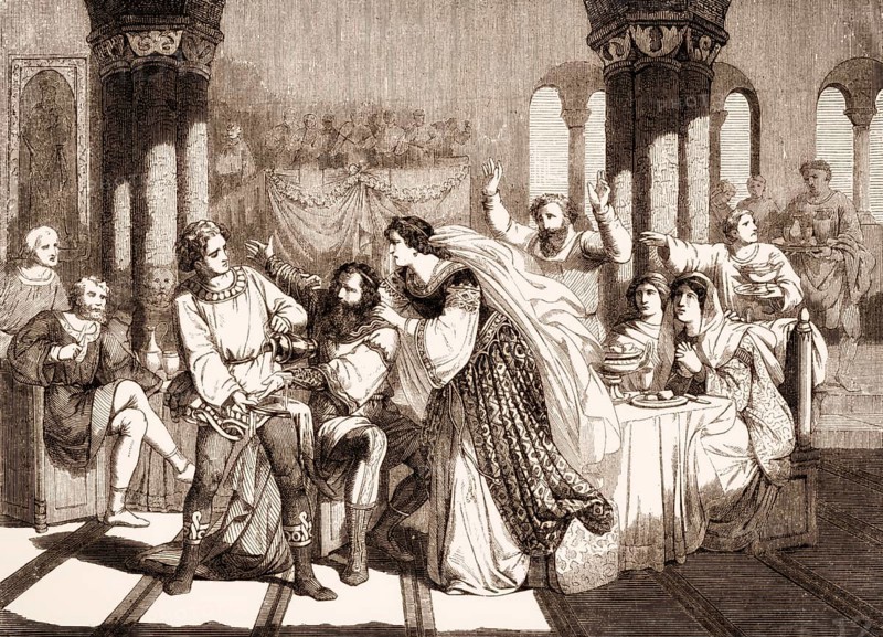 Alberic II (912-954) together with Hugh of Arles or Hugh of Provence, King of Italy from 924 to 947
