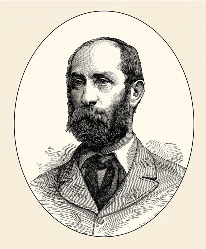 Major General Sir George Pomeroy Colley, 1835–1881, a British Army officer, Governor and Commander-in-Chief of Natal, South Eastern Africa, From British Battles on Land and Sea, by James Grant