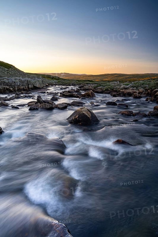 River in the Hardangervidda plateau, Norway