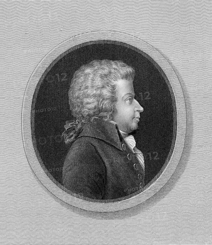 Wolfgang Amadeus Mozart, 1756 - 1791, a composer of the First Viennese School