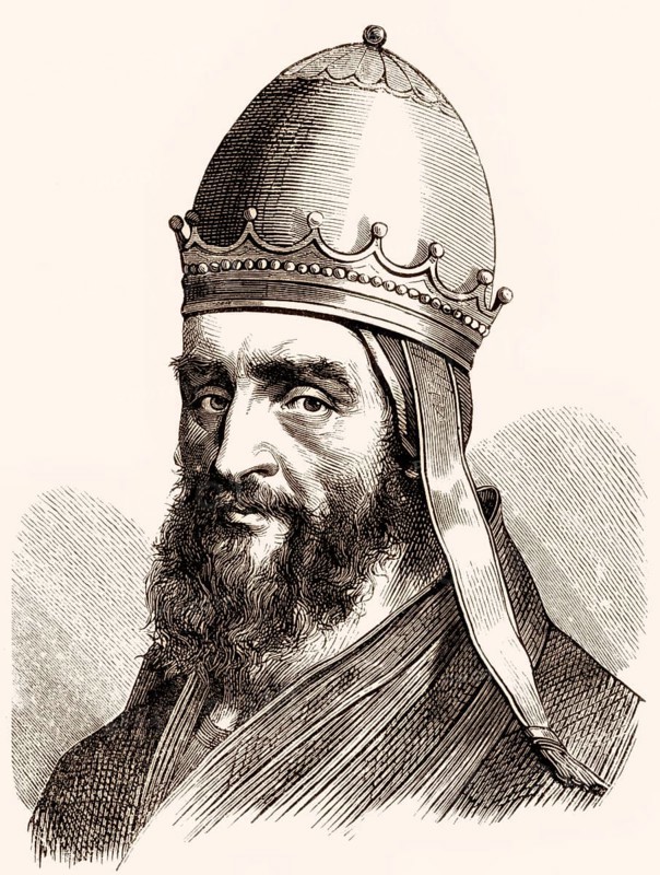 Pope Urban III, born Uberto Crivelli, reigned from 25 November 1185 to his death in 1187
