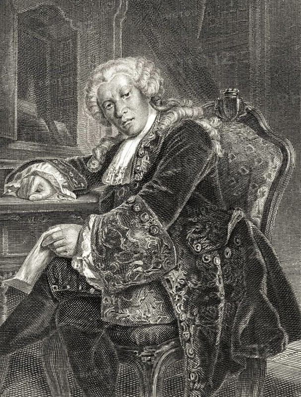 Franz Moor, character from the drama The Robbers by Friedrich Schiller, 1759 - 1805