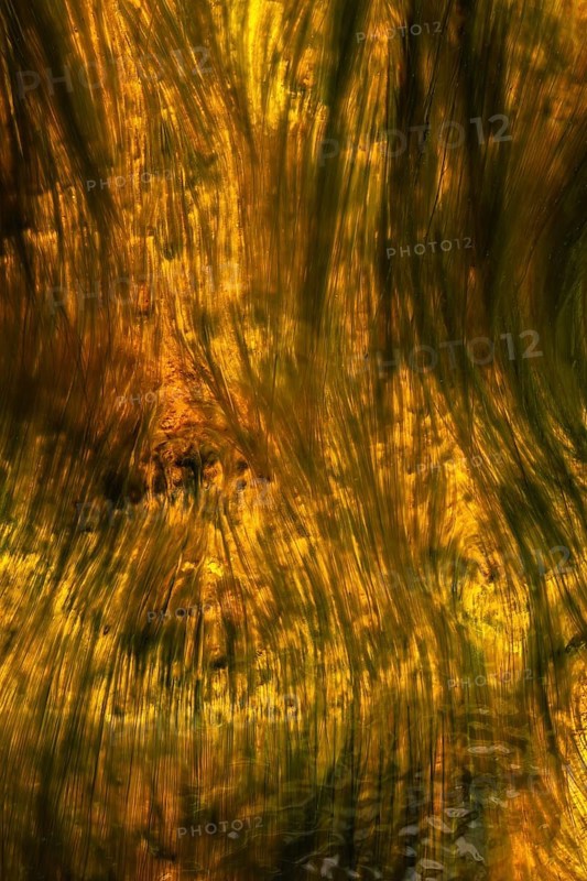 Abstract image capturing the striking colors and flow of Riotinto River in Huelva, Spain The vibrant hues create an artistic impression of nature's beauty