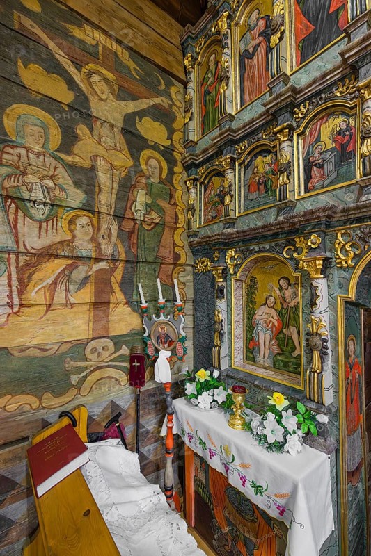 Since 7 July 2008, the wooden Greek-Catholic church of St. Nicholas in Bodružal, Slovakia, is a UNESCO World Heritage. The church dates back to 1658
