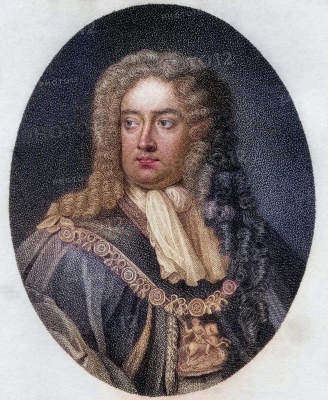 Charles Sackville 6th Earl of Dorset 1643 n 1706 English poet and courtier, Charles Sackville 6th Earl of Dorset 1643 n 1706 English poet and courtier From the book A catalogue of Royal and Noble Authors Volume IV published 1806, Historic, digitally restored reproduction from a 19th century original, Record date not stated