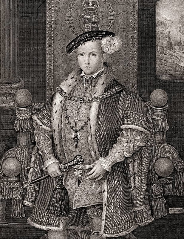 Edward VI, 1537-1553, King of England and Ireland