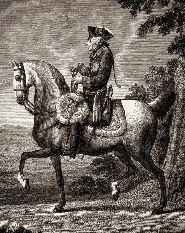 Frederick II, Friedrich II, Frederick the Great, 1712-1786, King of Prussia