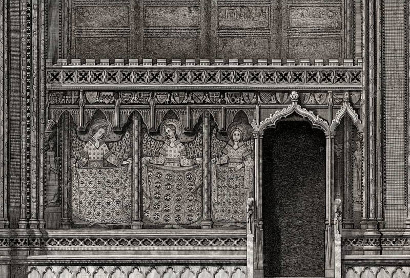 St Stephen's Chapel, old Palace of Westminster, London, England, United Kingdom
