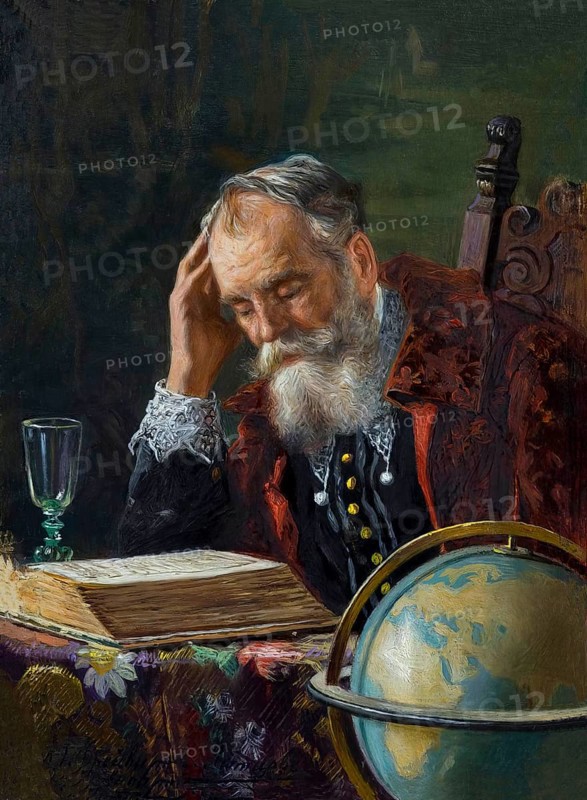 Vasco da Gama, c. 1460s – 1524, Portuguese explorer, digitally edited according to a painting by Oskar Freiwirth-Lützow