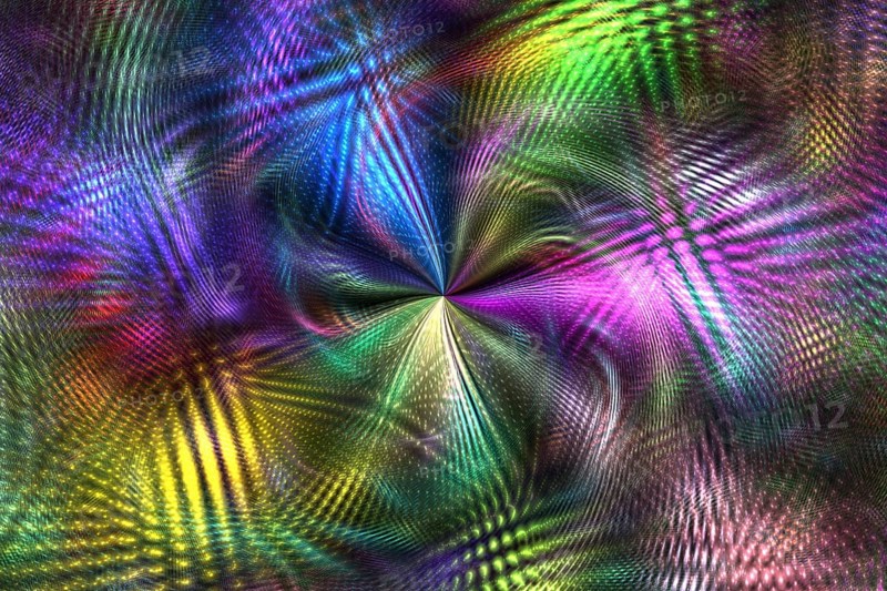 This image features a mesmerizing galaxy-inspired abstract pattern with vibrant multicolored swirls that mimic cosmic phenomena in a digital format