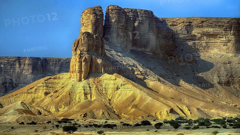 Edge of the world, edge of the world, 1131 meters high, cliff, cliffs, rock, abyss, rock formation, Tuwaik Mountains, Saudi Arabia, Middle East
