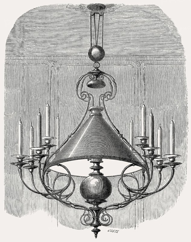 Oil lamp, 19th century