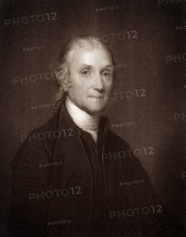 Joseph Priestley, 1733 - 1804, an English theologian, clergyman, natural philosopher, chemist, educator, and political theorist