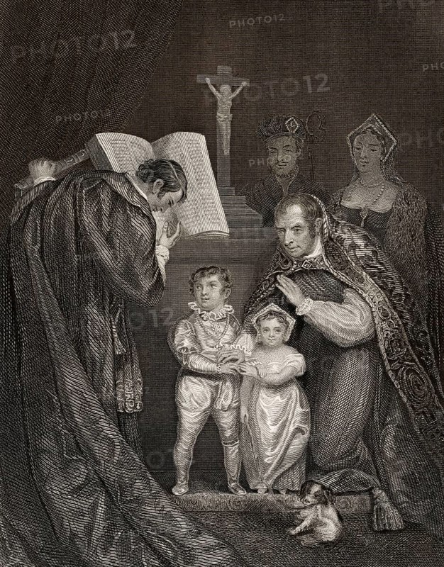 Die Hochzeit von Lady Anne Mowbray mit Richard von Shrewsbury, Herzog von York, St. Stephen's Chapel, Westminster, London, 1478