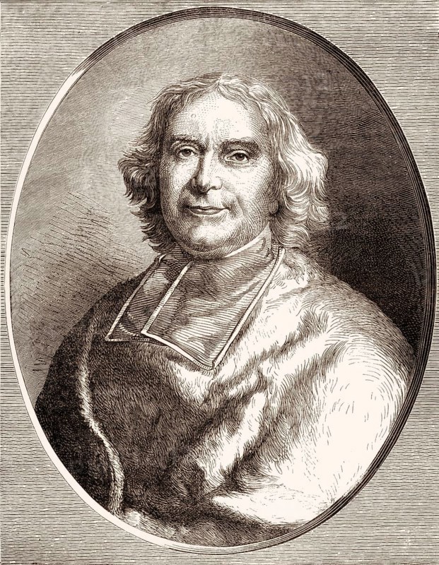 André-Hercule de Fleury, Bishop of Fréjus, 1653-1743, a French cardinal who served as the chief minister of Louis XV