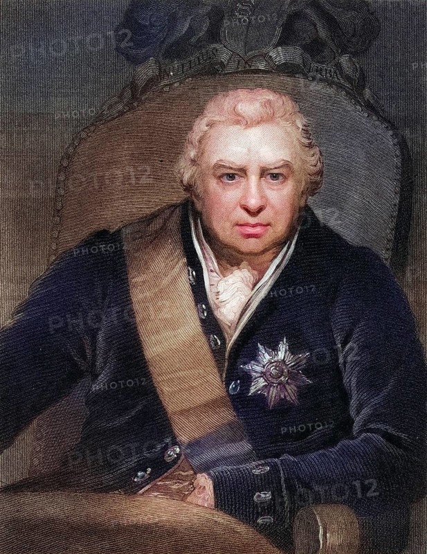 Sir Joseph Banks, Baronet Banks, 1743-1820, British explorer and naturalist. From the book Gallery of Portraits, published in 1833, Historic, digitally restored reproduction from a 19th century original, Record date not stated