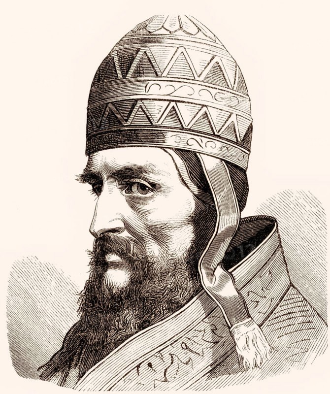 Nicholas III, c. 1225 – 22 August 1280, born Giovanni Gaetano Orsini, was Pope from 25 November 1277 to his death in 1280