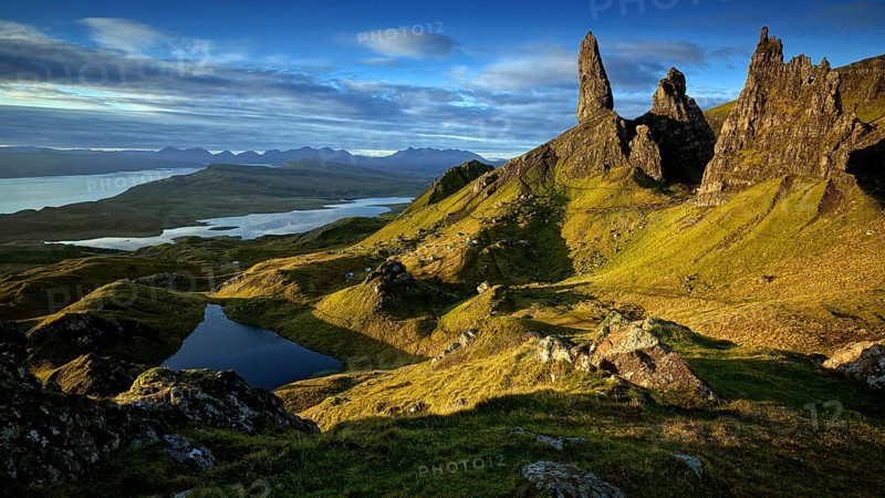 Europe, Scotland, Isle of Skye, Old Man of Storr, Needle, Inner Hebrides