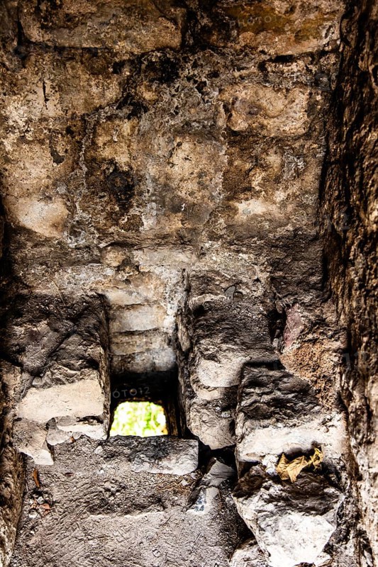 Citadel with toilet, ruined town of Stari Bar, originally from the 11th century, is one of the most culturally and historically valuable sites in Montenegro, Stari Bar, Montenegro