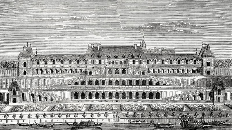 The Château de Saint-Germain-en-Laye, near Paris, France, 19th century