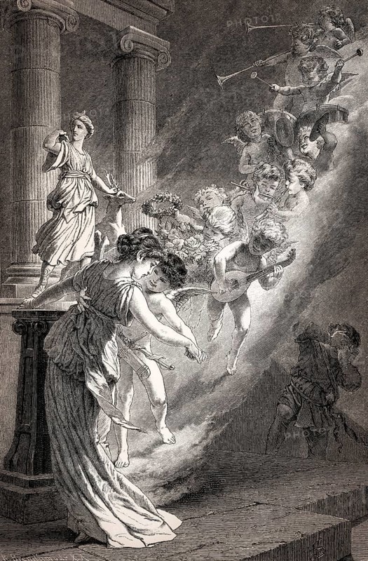 Scene from the FIFTH EPIGRAM, by Johann Wolfgang von Goethe