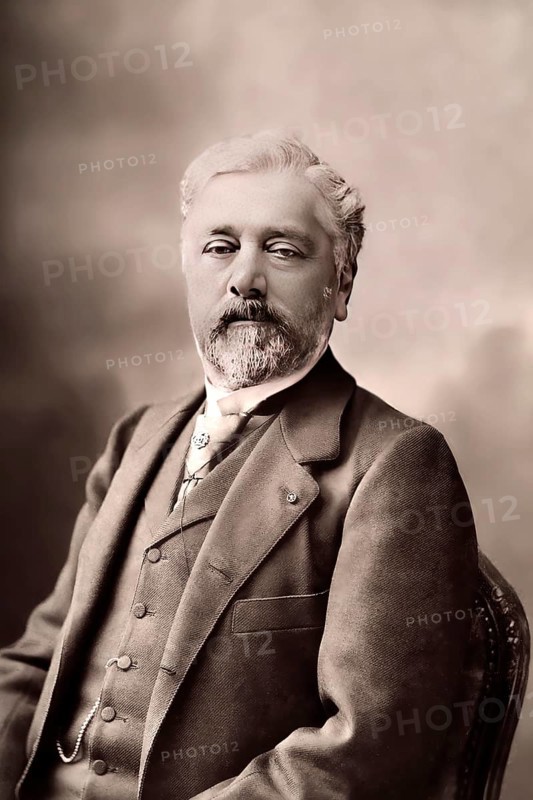Alexandre Gustave Eiffel, 1832 – 1923, French engineer, after a photograph by Braun & Co