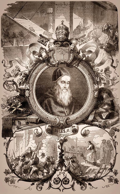 Pope Julius II, 1443 – 21 February 1513, Pope from 1 November 1503 to his death