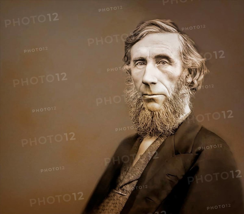 John Tyndall, 1820 –1893, Irish physicist and chemist, discoverer oft he greenhouse effect, digitally edited
