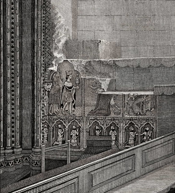 St Stephen's Chapel, old Palace of Westminster, London, England, United Kingdom