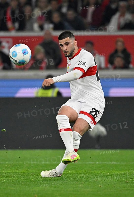 Goal kick Action Goal chance Deniz Undav VfB Stuttgart (26) MHPArena, MHP Arena Stuttgart, Baden-Württemberg, Germany