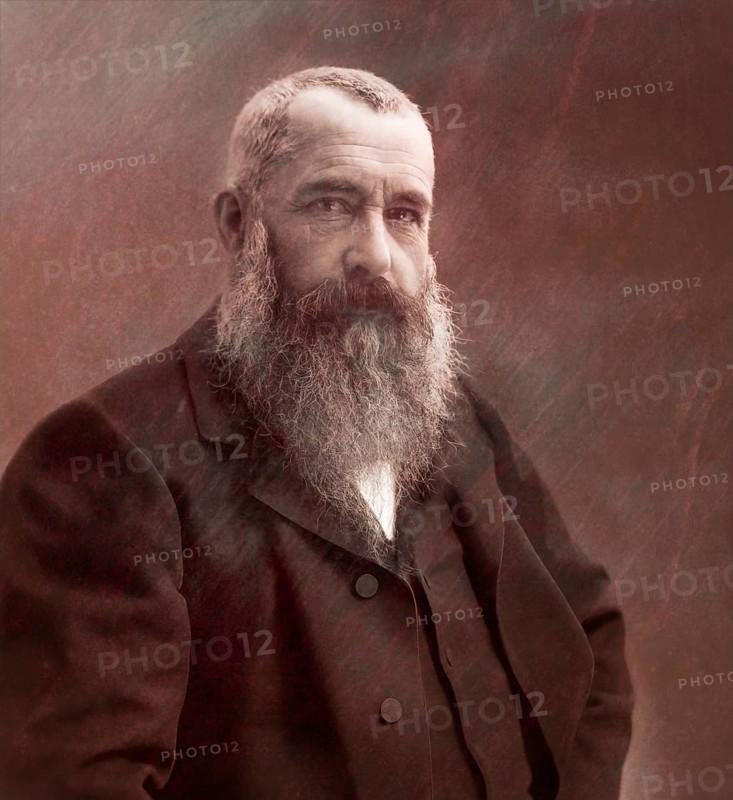 Claude Monet, 1840 – 1926, French painter and founder of Impressionism, digitally optimized based on a photograph by Nadar
