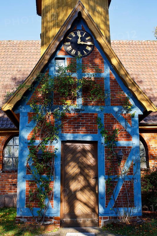 Historic St. John's Chapel, European Route of Brick Gothic, Adendorf, Lüneburg County, Lower Saxony, Germany
