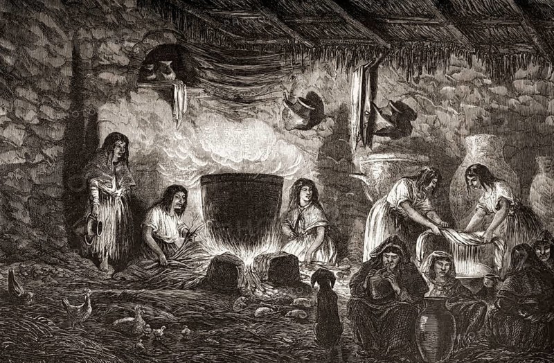 Distillation and consumption of chicha, Perou Andes, South America