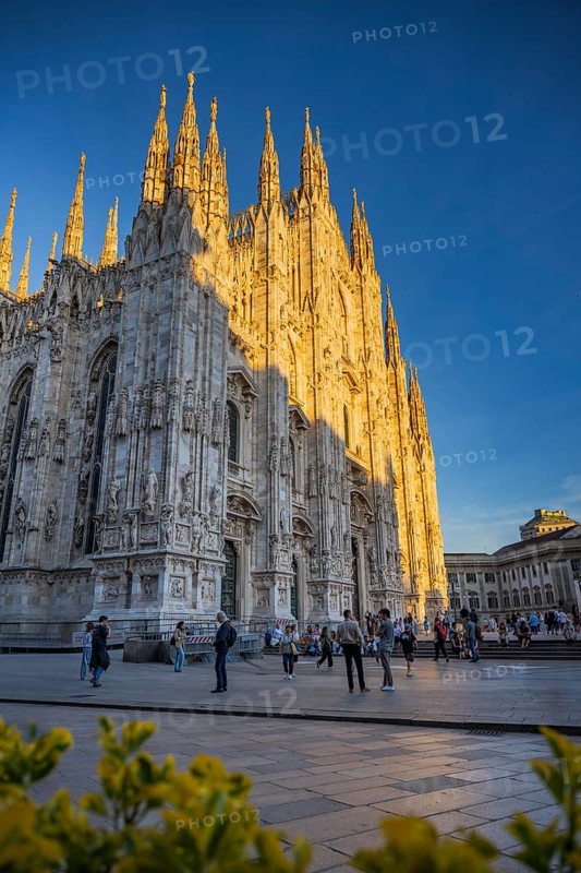 Milan Cathedral on a sunny day, Milan, Italy