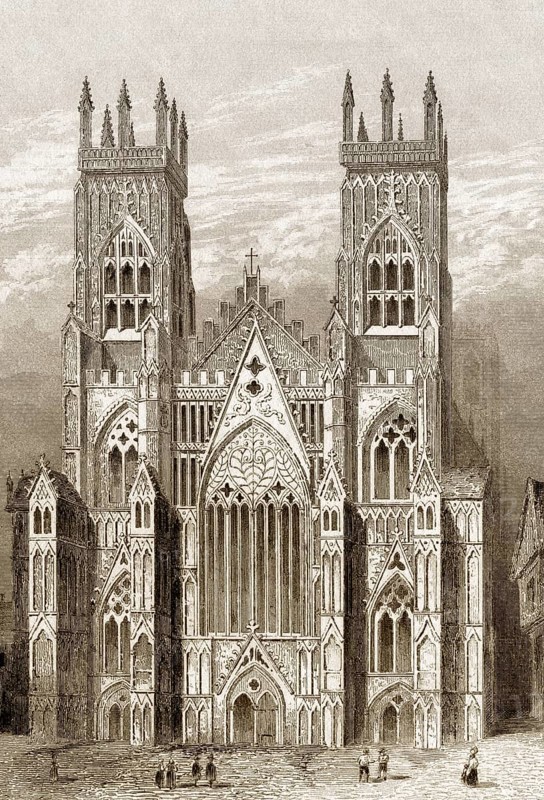 York Minster or Cathedral and Metropolitical Church of Saint Peter in York, England, United Kingdom