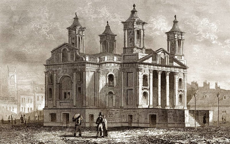 Kirche des Heiligen Johannes des Evangelisten, Westminster, Smith Square, London, 18.