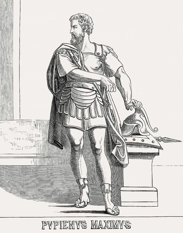 Pupienus, or Pupienus Maximus, c. 165/170 – 29 July 238, Roman Emperor