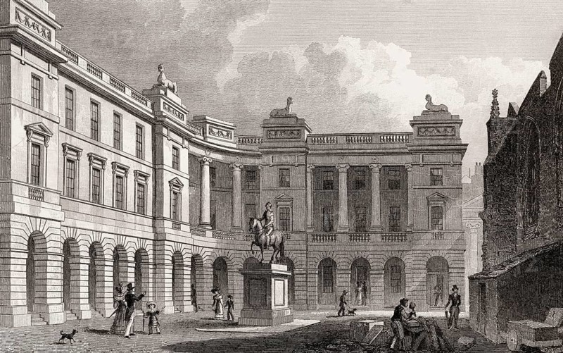 The Parliament House, Edinburgh, Scotland, 19th century, from Modern Athens by Th. H. Shepherd