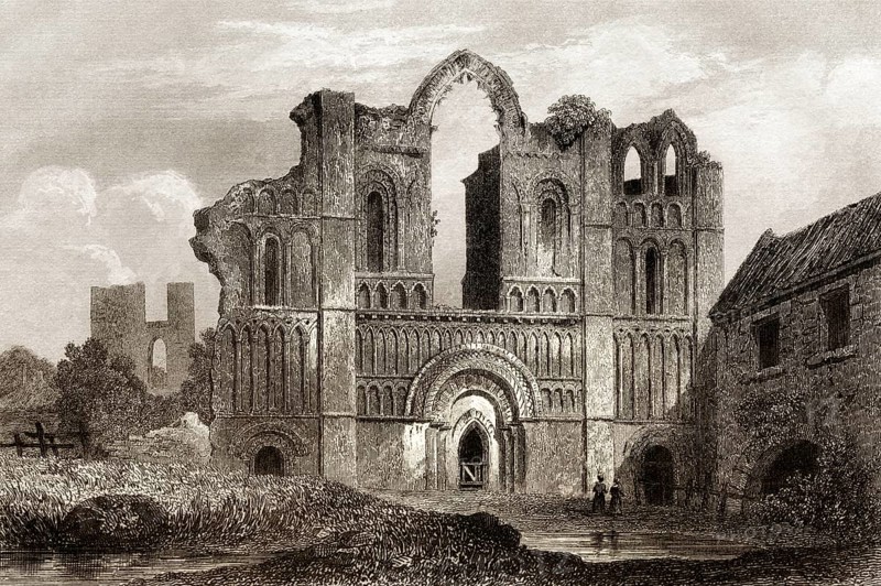 Castle Acre Priory, Castle Acre, Norfolk, England, 18. Jahrhundert